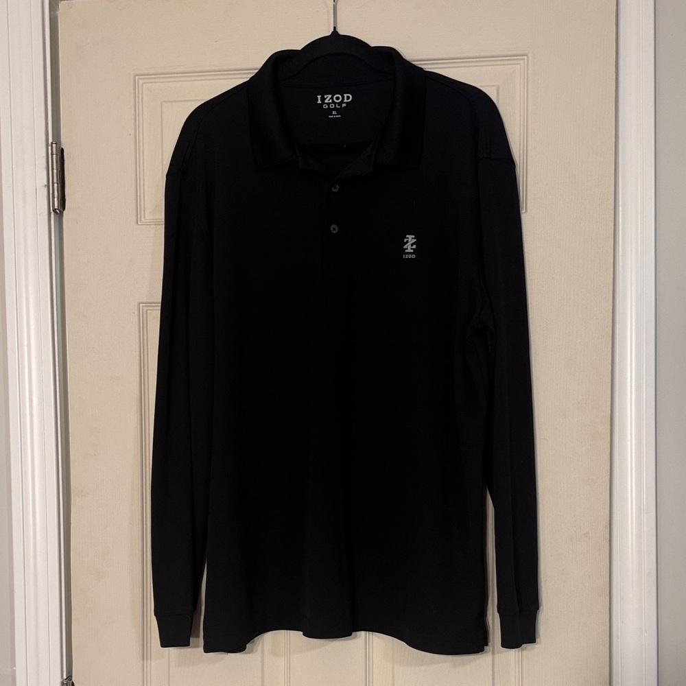 Izod Men's Polo Shirt in Black